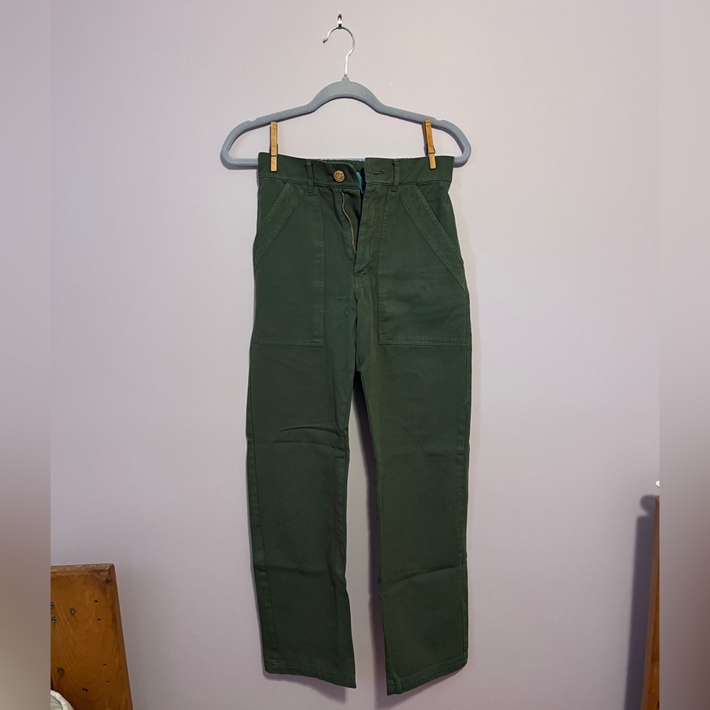 Big Bud Press green work pants